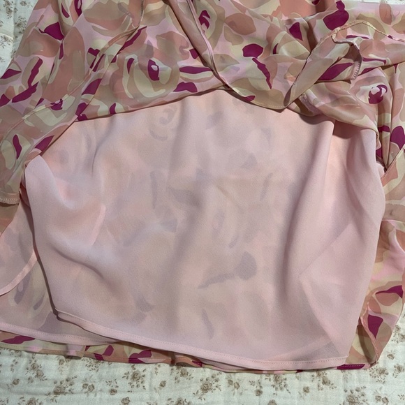 Floral Pink Women's Skirt - Picture 5 of 7